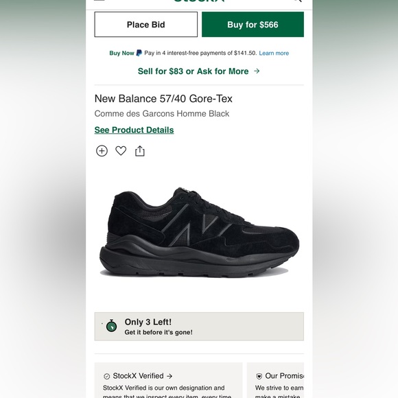 New balance M5740GTP Gore-Tex size 11 - Picture 2 of 11